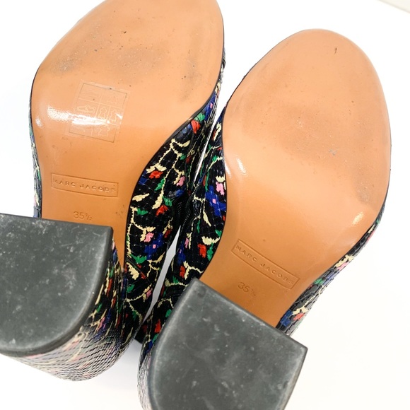 ✨Host Pick✨ Marc Jacobs Runway Cora Print Heeled Boots Size 5 - Picture 9 of 9